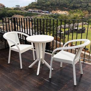 China Garden Set Outdoor Synthetic Rattan Furniture for Patio Balcony Cafe Party Wedding factory
