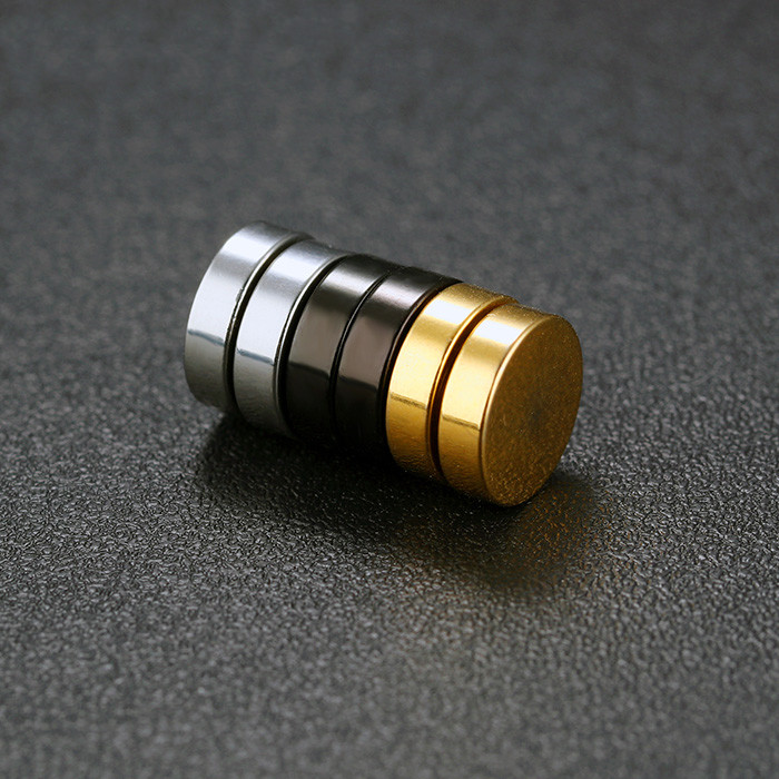 Newest Fashion Jewelry Men Stainless Steel Magnetic No Hole Earring