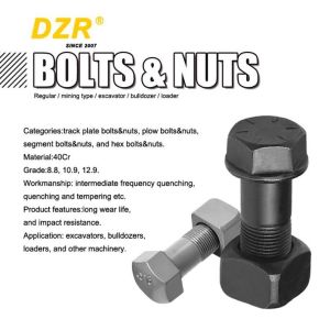 ITM Main Client High Tensile Forged Bolts Grade 10.9 Nut Oem for Segment Track