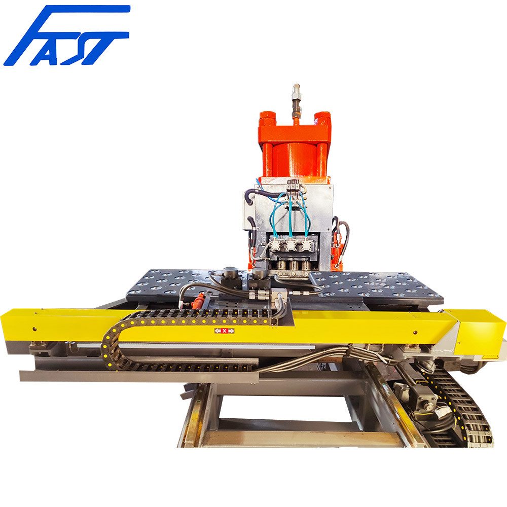 CNC Plate Steel Hydraulic Punching Machine Telecommunication Tower Connection Plate Punching Machine