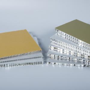 China Al3003 Al5052 Aluminum Honeycomb Wall Panels 30mm For Curtain Wall Decoration factory