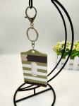 Card Holder Custom Shape Acrylic Keychains Letters Printed OPP Bag Packed