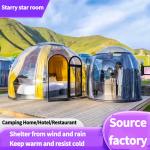 Camping Home One room one bathroom transparent star empty room Windproof rain