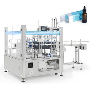China 4KW Motor Power Fast Speed Cartoning Machine For Cartons Max Size 350*195*140mm factory