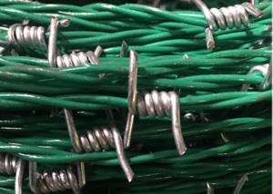 China Q195 3 Points Galvanized Barbed Wire 12x12 Anti Climb Against Oxidation factory