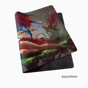 Non Slip Playmat 600x350mm Mtg Game Mats Smooth Fabric Material