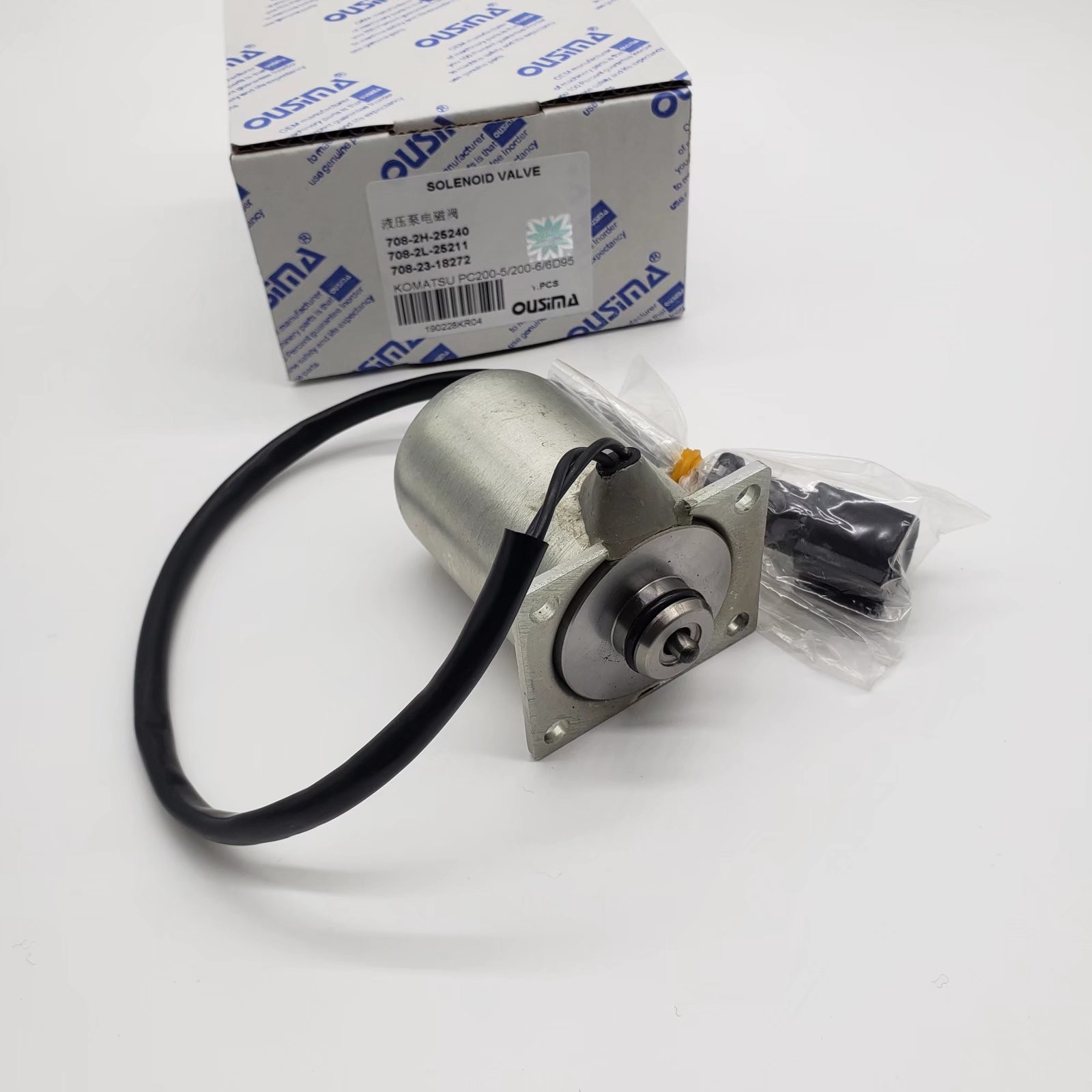 Hydraulic Pump Excavator Solenoid Valve 708-2H-25240 708-2L-25211 708-23-18272
