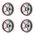 200x50mm 2200lbs Loading Polyurethane Casters For Pallet Truck
