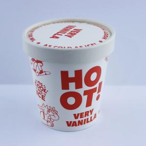China PE Coated Ice Cream Paper Cup With Lid 6 Oz 175ml Custom Printed Disposable factory