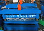 Construction Metal Glazed Steel Roof Tile Roll Forming Machine High Speed Making