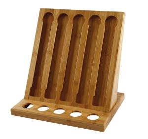 China Factory direct sell Premium Natural bamboo cafe stack holder coffee organizer box factory