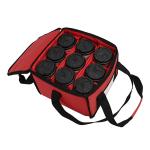 Delivery Custom Insulated Food Bags , Insulated Collapsible Tote Bag Carrier 9
