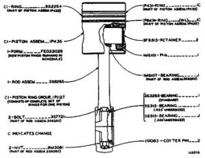 China 3F8513 Retainer Piston Pin Cylinder Liner 197-9374 Engine 3F-8513 Ring 1979374 Crown As factory