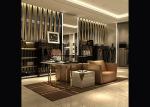 Brand Men's Retail Store Clothing Racks , Luxurious Metal Clothes Rack For