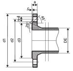 BSEN545 BSEN598 Ductile Iron Joints Welding Flange Connect DI Pipes Casting