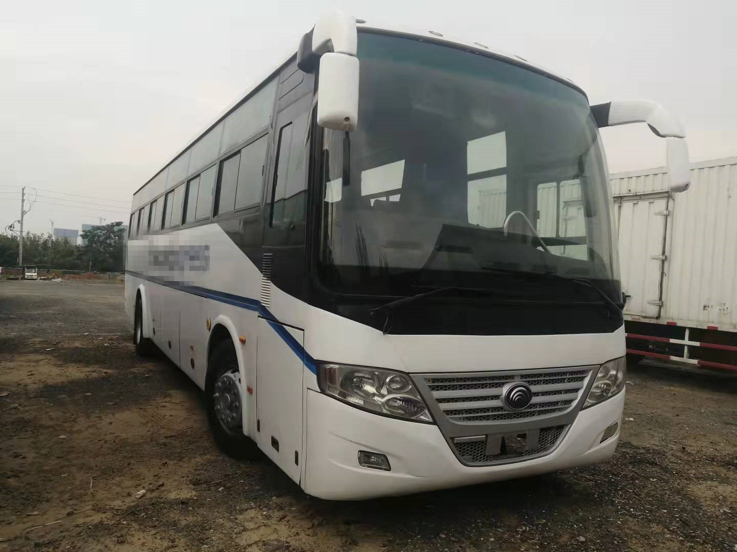 54 Seats 2014 Year Used Bus Front Engine RHD Driver Steering Used Yutong Bus ZK6112D No Accident