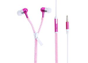 China Durable Custom Branded Headphones , 32 Ohm Impedance Wired Earphones With Mic factory