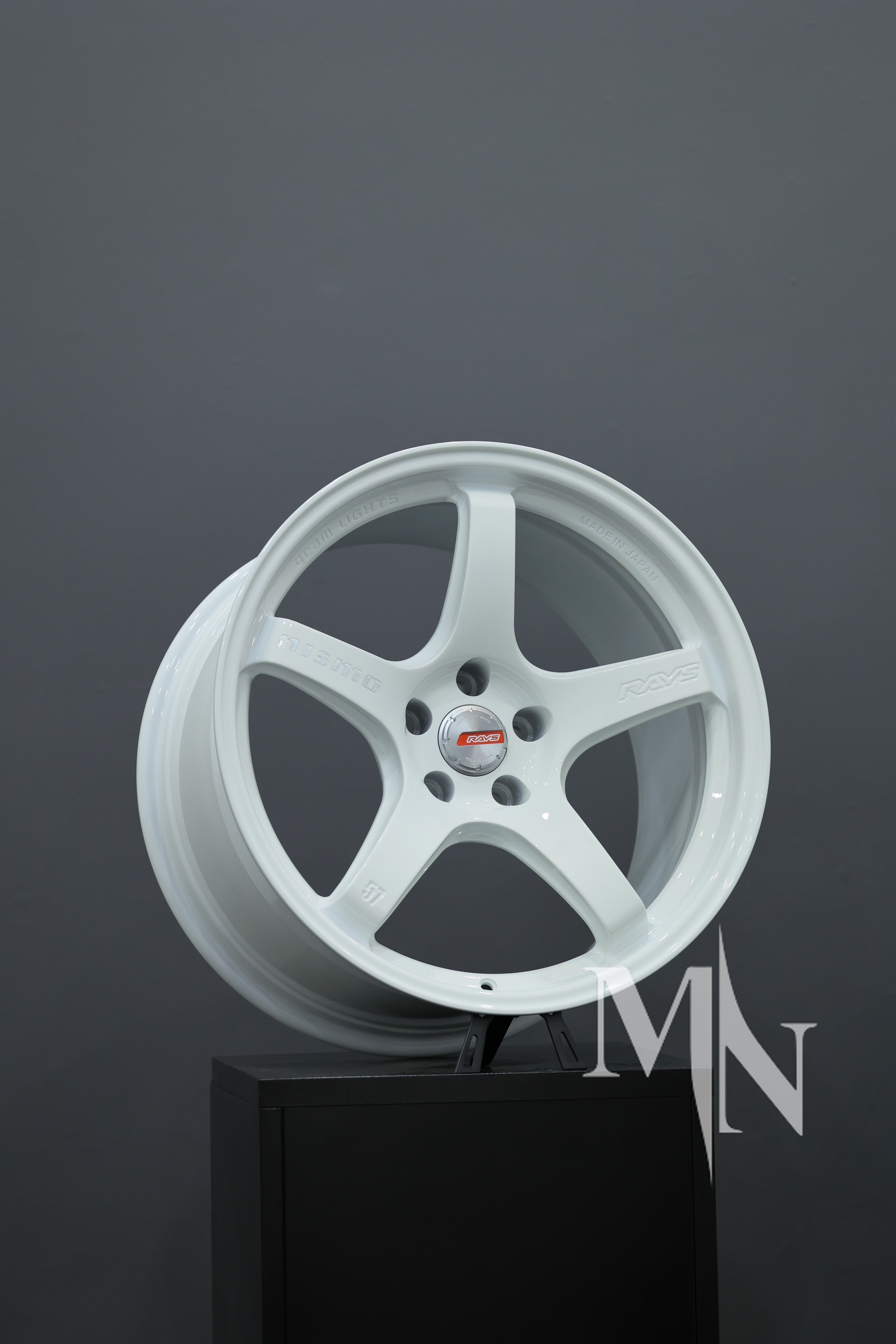 Custom Forged Nismo Rays 57CR Wheels 370Z 350Z Clubsport White rims