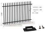 Australia Standard Powder Coated Commercial Garrison Security Oz Wide Fence