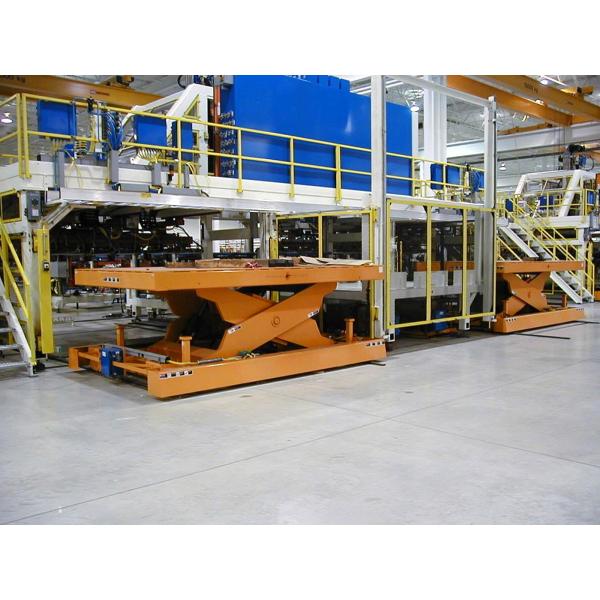 China Electric Material Transfer Carts Automated Guided Carts 15000kg Visual navigation factory