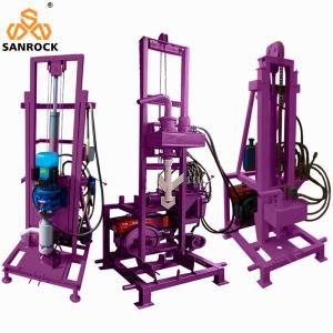 China Hydraulic Portable Water Drilling Machine Rotary Drilling Rig for Small Water Wells 700*700*2500mm factory