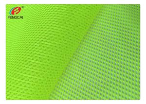 China Polyester Mesh Fluorescent Material Fabric High Visibility For Safety Vest factory