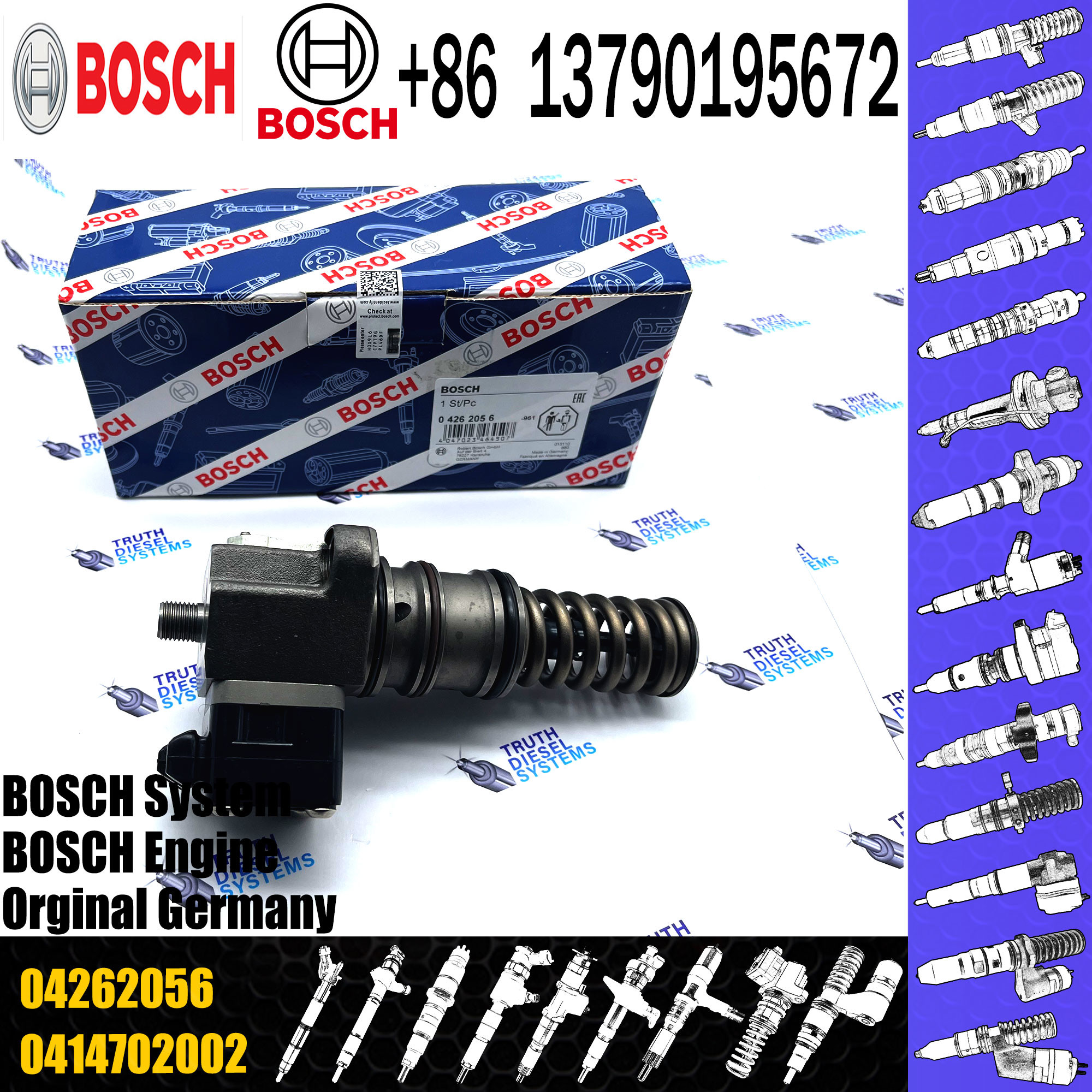 Diesel Engine Fuel Injector Unit Pump 0414755018 0414755016 0414755118 04262056