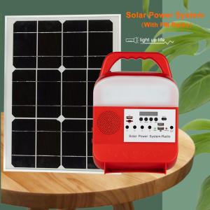 China Indoor Home Solar Lighting Panel Energy Systems Charger Kits Mini Portable factory