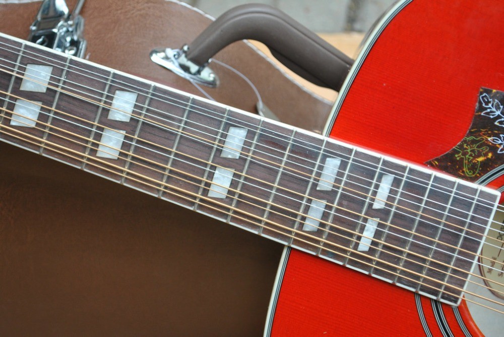 Customization 12 Strings acoustic guitar in Sunburst