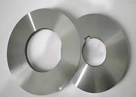 China Professional Transformer Core 280mm OD Roll Slitting Carbide Knives With Tungsten Raw Material factory