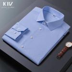 Customized 100% Cotton Men's Dress Shirts With Long Sleeve Non Iron Sample