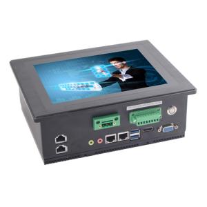 China 2mm tempered glass RS232 Industrial Lcd Panel Pc With GPIO factory