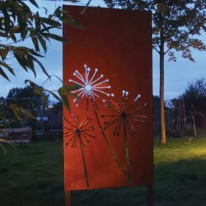 China Custom Outdoor Anti Rust Corten Fence Panels Laser Cut For Wall Art factory
