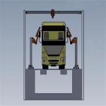 SQ1500 Automatic Car Painting Machine For Bus Body