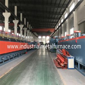 China 960kw Natural Gas Chain Type Mesh Belt Furnace 55Cr3 1500 X 14000 X 200mm factory