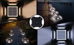 Outdoor Waterproof Pathway Walkway Solar Powered Deck Lights Led Underground