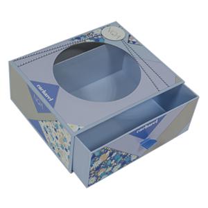 China Color Apparel Packaging Box Clothing Gift Box With Pvc Window factory