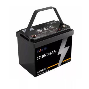 China 12V 75Ah Lifepo4 Power Pack High Performance Deep Cycle Lithium Battery For Home Energy Storage factory