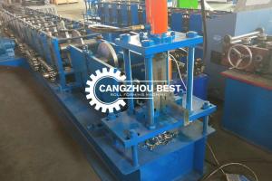 China 6kw PLC Shutter Door Cold Roll Forming Machine factory