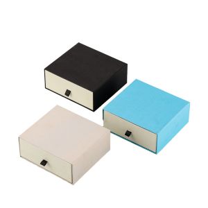 Custom Design Colorful Cosmetic Cardboard Paper Jewelry Earring Drawer Boxes For