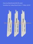 Recip Saw Blade Bimetal M42 8% cobalt Demolition for Cutting Wood & Nails 6"