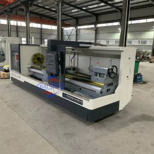 CAK6180 Flat Bed CNC Lathe Machine automatic horizontal type Turning
