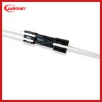 Multicore Ribbon Fiber Optic Fan Out Kit For PLC Divider Indoor Bare Flat Cable