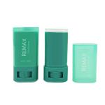 20g Green/Blue ellipse smooth bottle with Green/Blue/White lid for fragrance and