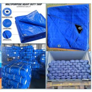 China Multi Purpose PE Tarpaulin Heavy Duty Plastic Tarpaulin Blue PE Tarp factory
