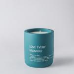 Custom Logo Nordic Cylinder Concrete Candle Holders
