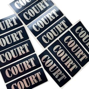 China Printing Foil PET Custom Label Stickers For Business Logo Packaging factory