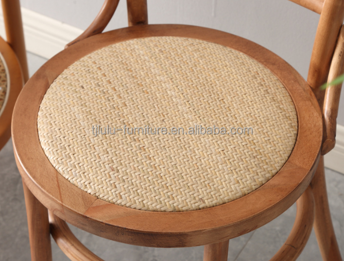 Specific Bar Chair Rattan Dining Chair Bar Furniture Solid Wood Chair for Dining Room