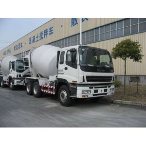 China ISUZU 8CBM , 9CBM ,10CBM Concrete Mixer Trucks Vehicle 6x4 HZZ5256GJB on sale