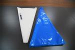 HDPE LDPE Plastic Decorating Piping Bag Disposable Throw Away Clear Blue Color